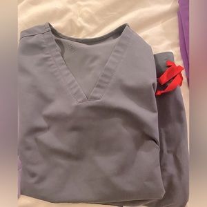 LIMITED EDITION FIGS SET: Charcoal with coral ties